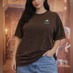 Gildan Brown Ultra Cotton T-Shirt